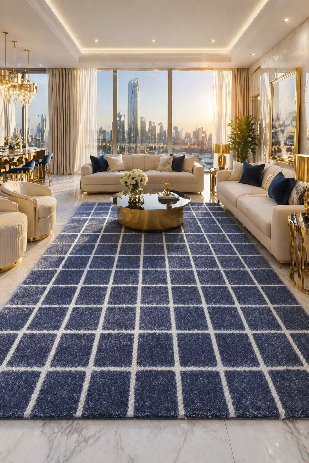 Tapis Royal Bleu