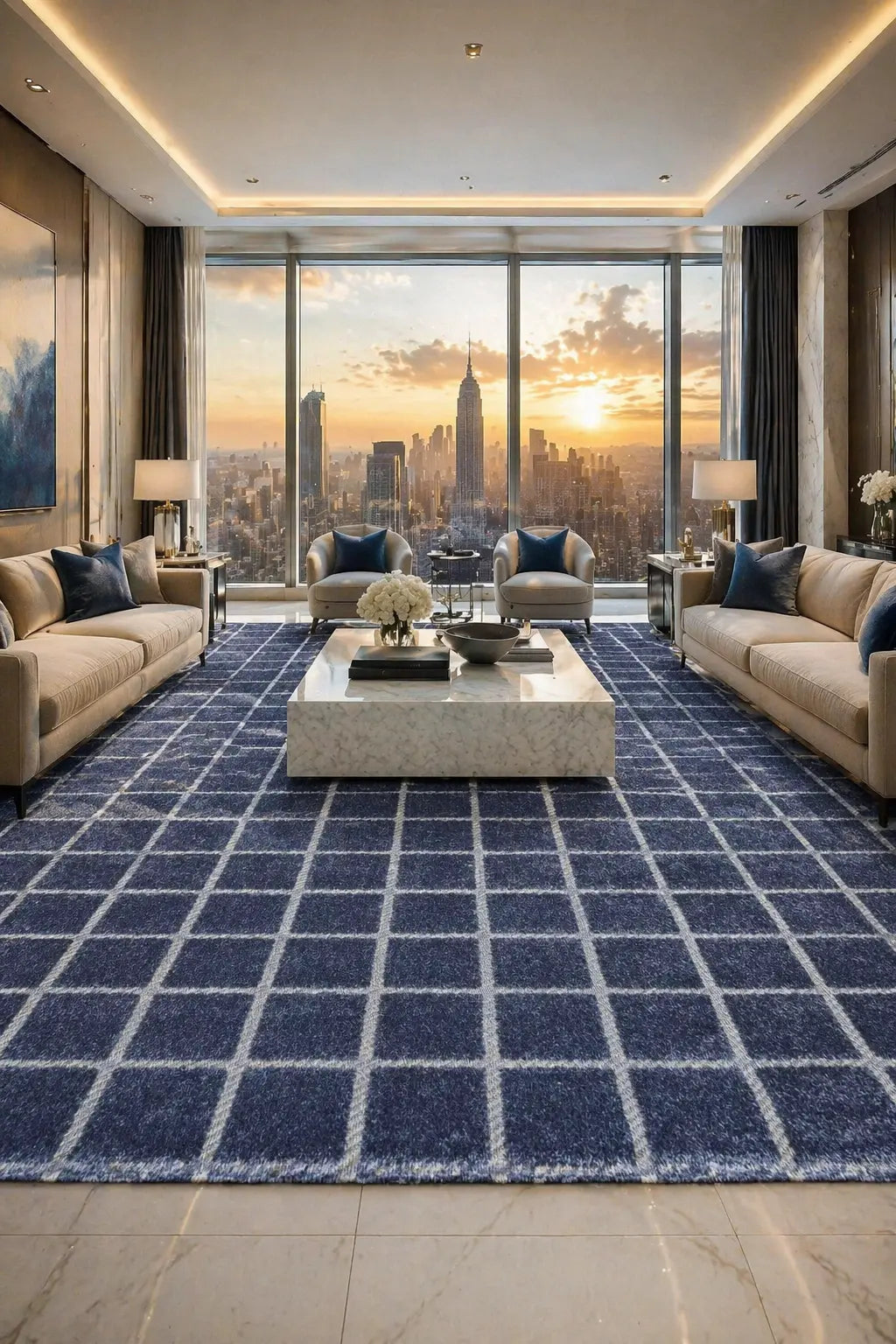 Tapis Royal Bleu