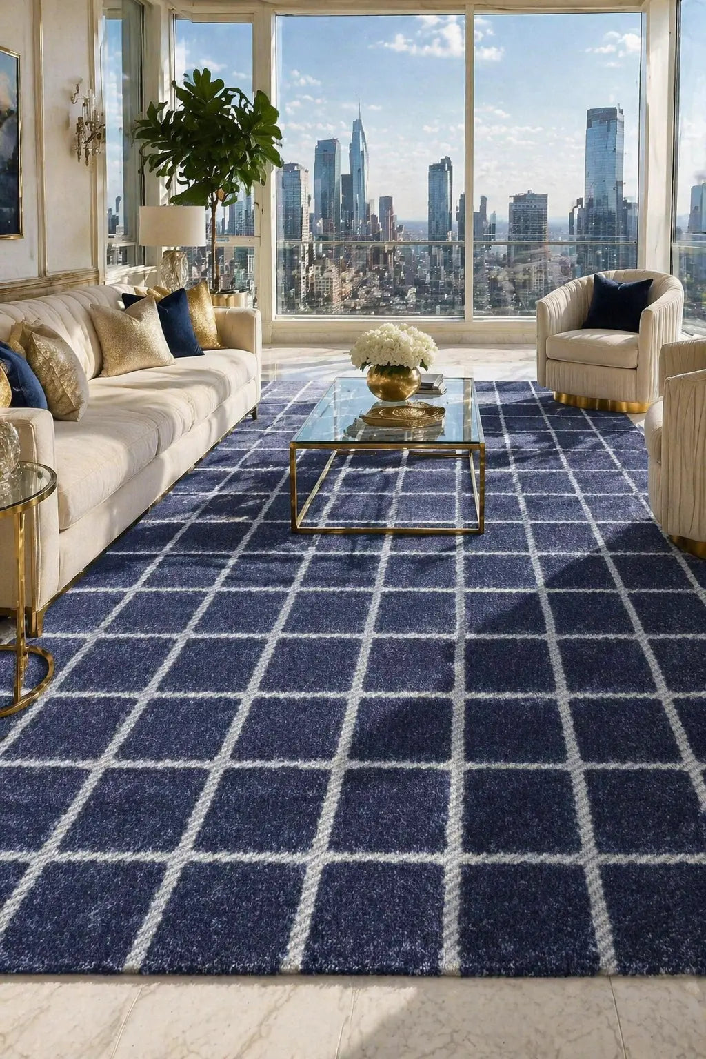 Tapis Royal Bleu